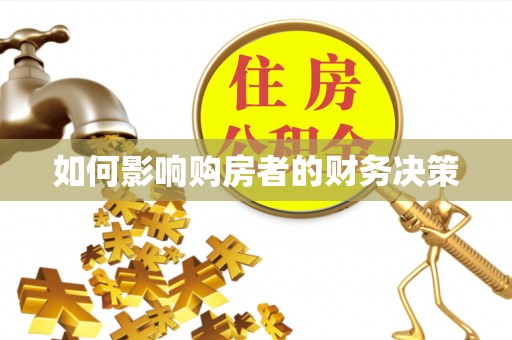 和田县如何影响购房者的财务决策