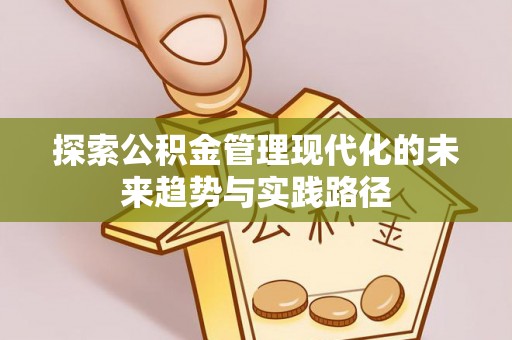 和田县探索公积金管理现代化的未来趋势与实践路径