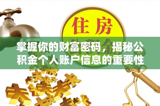 和田县掌握你的财富密码，揭秘公积金个人账户信息的重要性