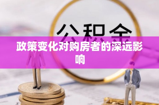 和田县政策变化对购房者的深远影响