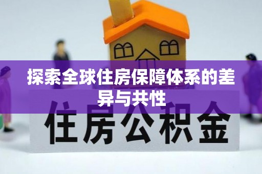 和田县探索全球住房保障体系的差异与共性